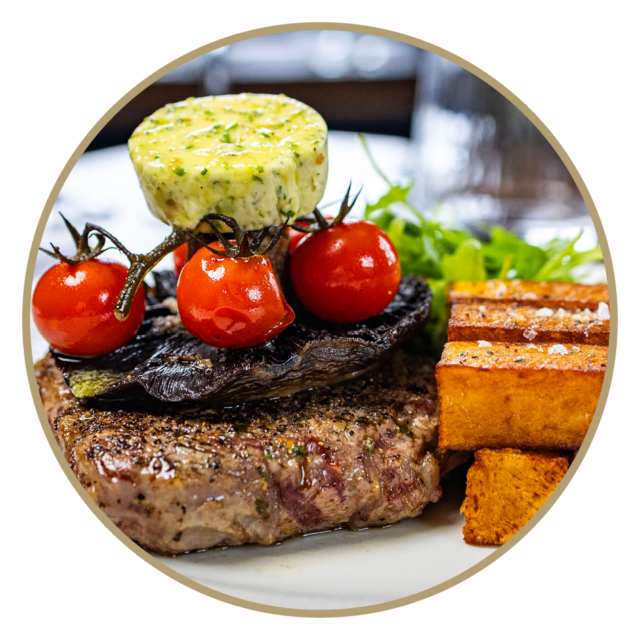 RMB steak image round
