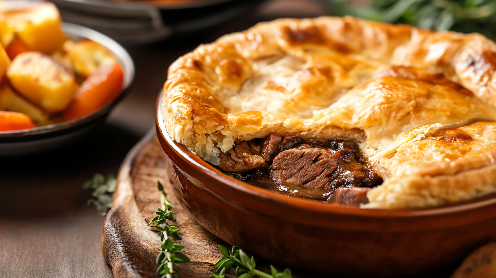 TILE NYD STEAK PIE