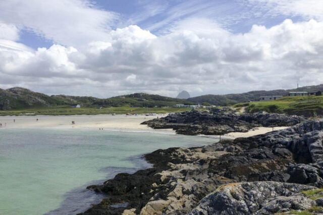 Achmelvich Beach.
