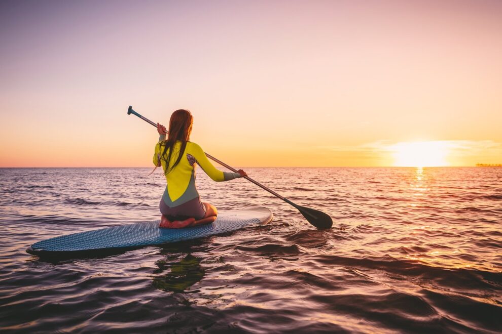 I Stock Girlpaddleboard